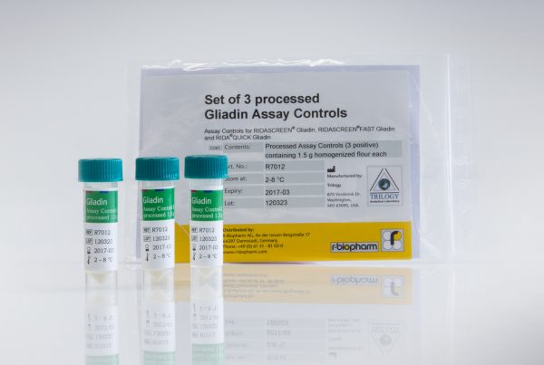 Set of 3 processed Gliadin Assay Controls (Art. No.: R7012)