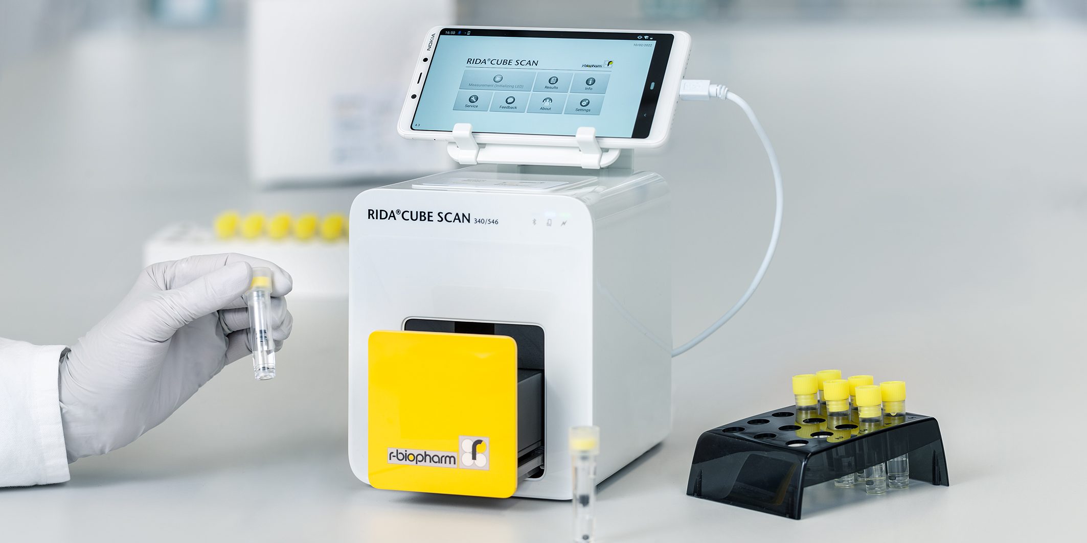 RIDA®CUBE test kit
